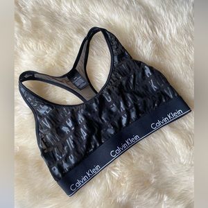 Calvin Klein logo bralette size M